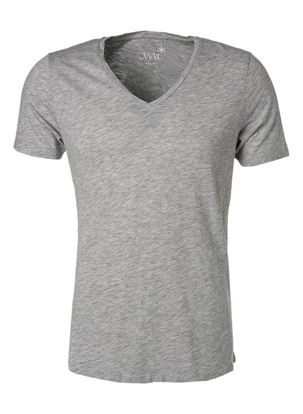 JUVIA, T-Shirt, Baumwolle, grau meliert