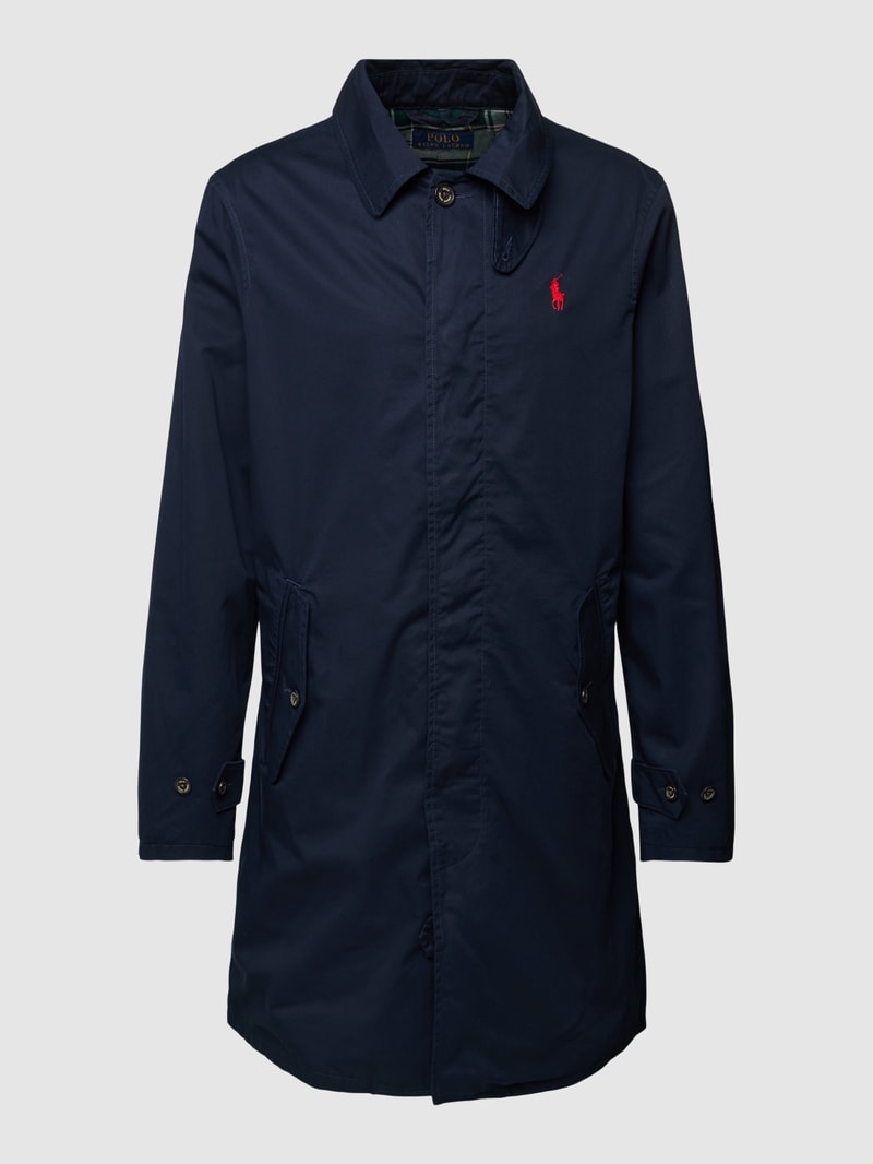 Mantel mit Umlegekragen Modell 'WALKING' in marineblau