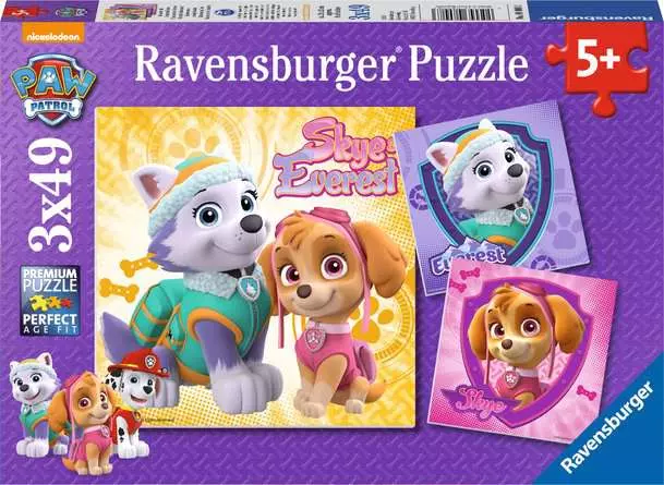 Kinderpuzzle ab 5 Jahren - Bezaubernde Hundemädchen - 49 Teile
