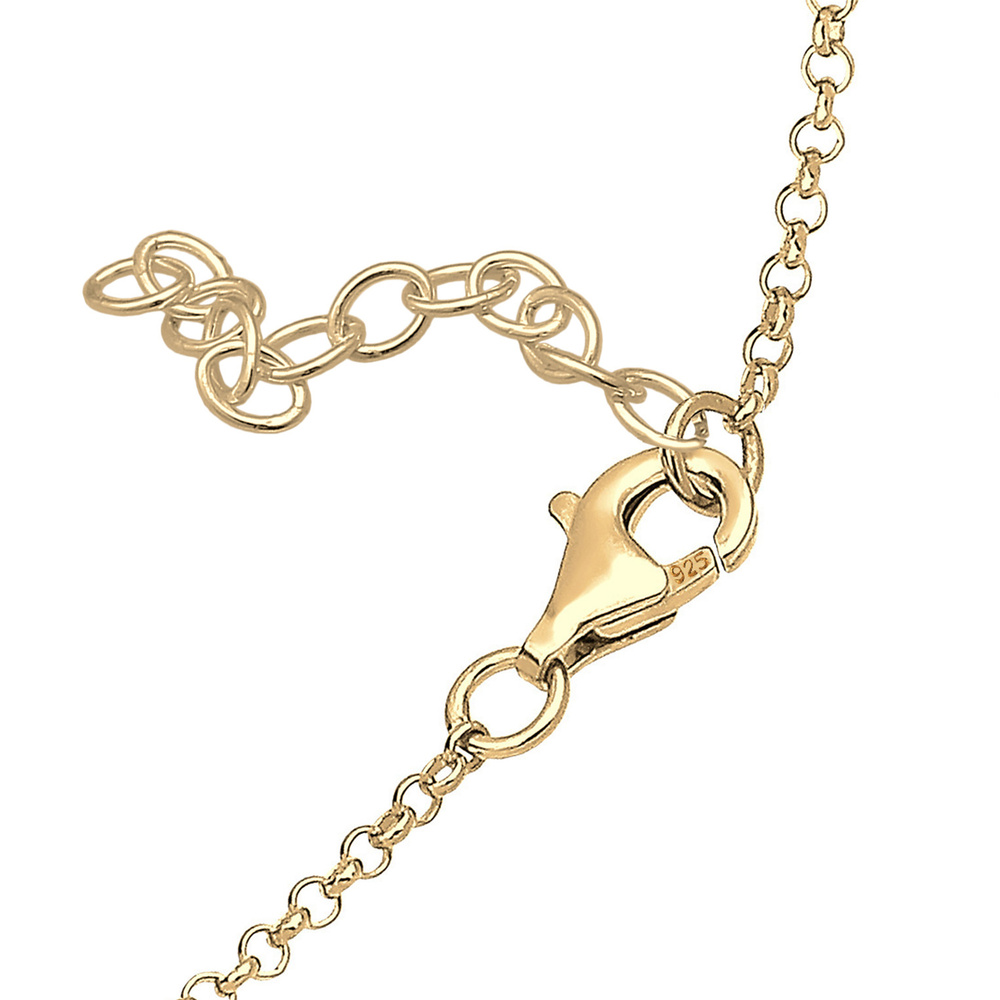 Elli Elli Bracelet Femme Pendentif Talisman Élégant en Argent Sterling 925 Bracelet