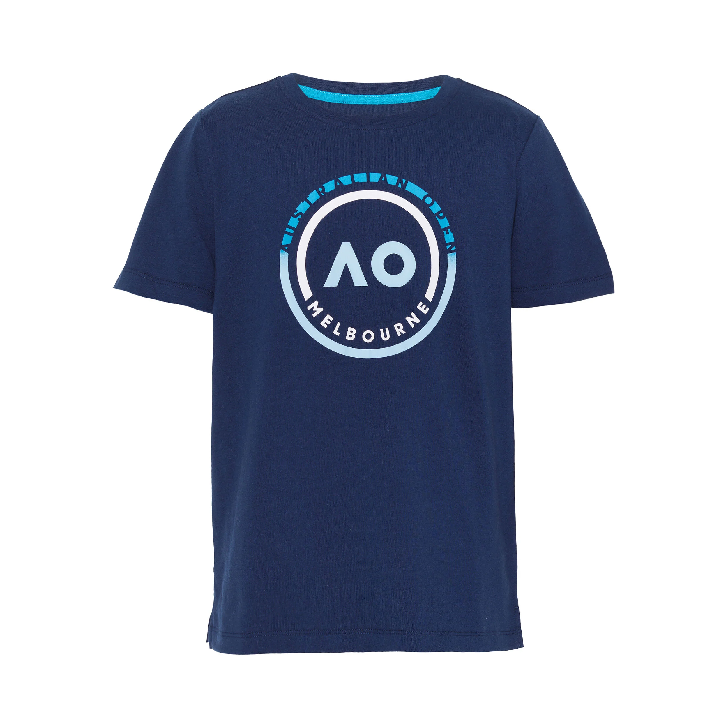 AO Round Logo T-Shirt Jungen - Dunkelblau, Blau