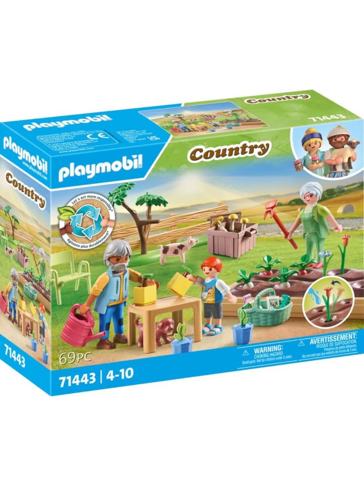 Playmobil Spielfigur Set Country Idyllischer Gemüsegarten bei den Großeltern, 4-10 Jahre günstig kaufen onesize