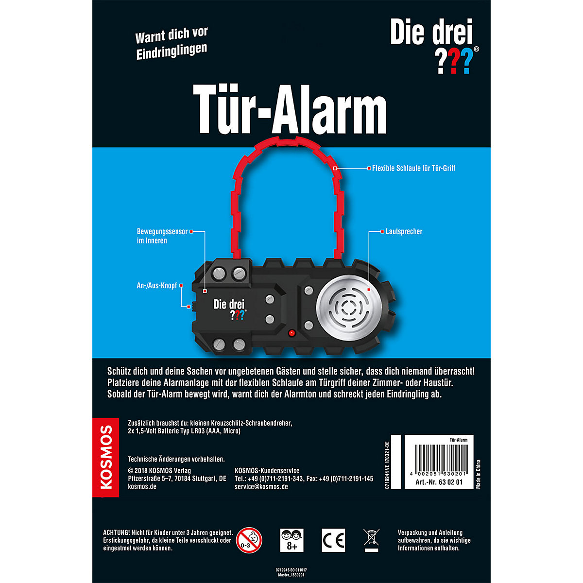 Die drei  Tür-Alarm