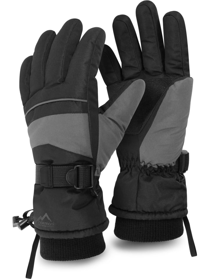 Normani Outdoor Sports Winterhandschuhe Snowguard ProTect II in Grau günstig kaufen
