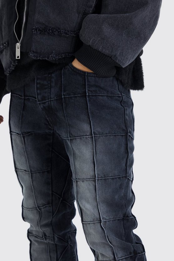 Slim-Fit Schlagjeans