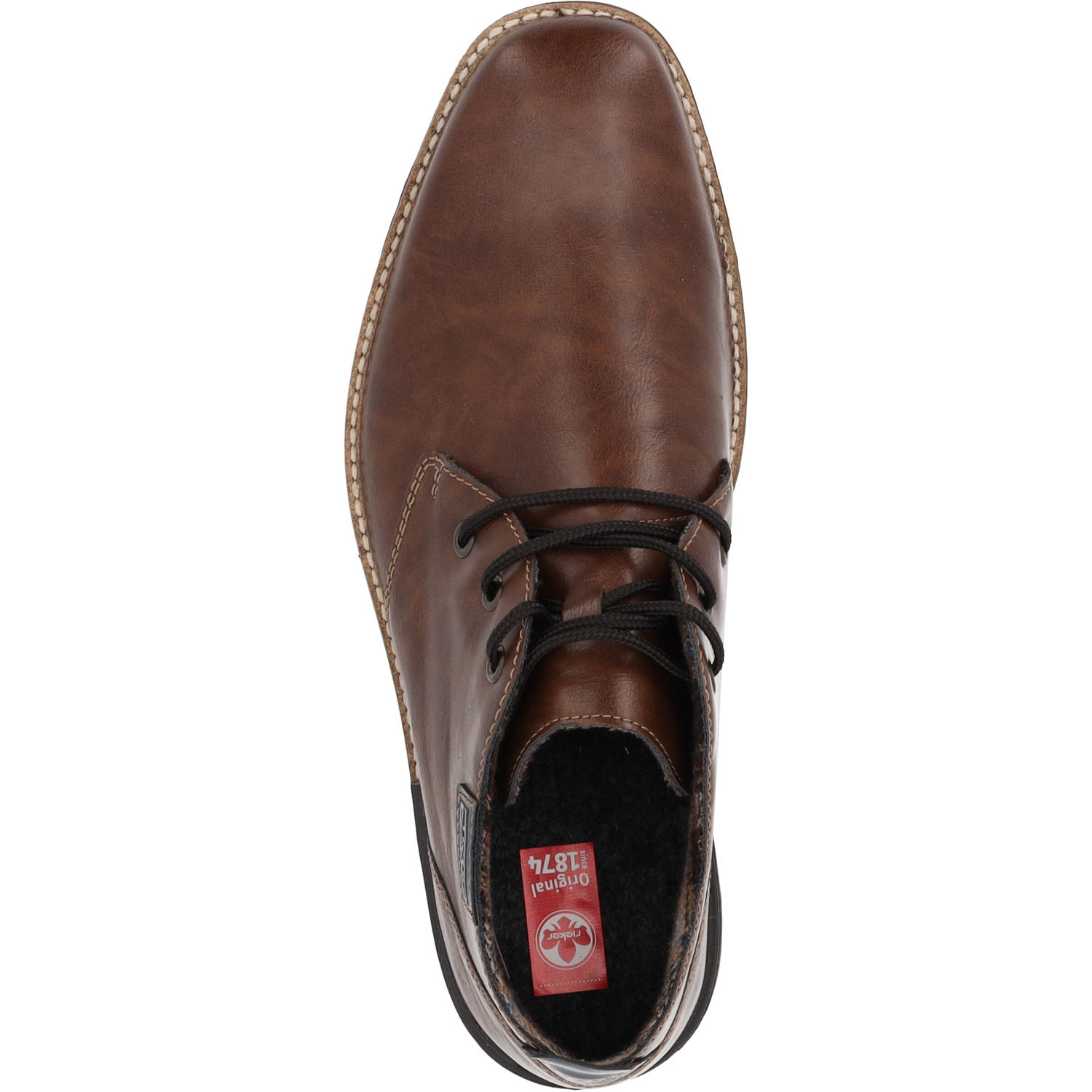 Rieker B1340, Schnürschuhe, Herren, Nuss/River