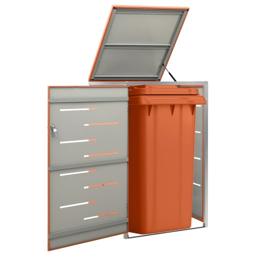 vidaXL Mülltonnenbox Mülltonnenbox für 1 Tonne 69x77,5x115 cm Edelstahl