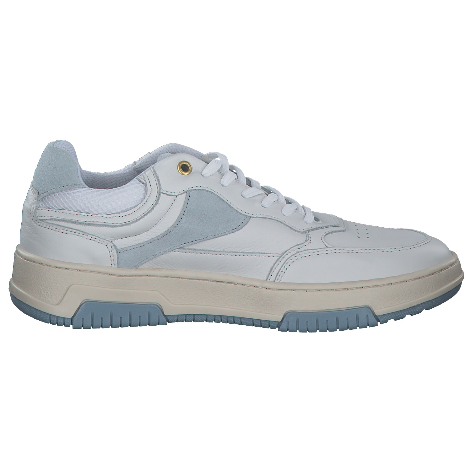 Palado S2-2210, Schnürschuhe, Damen, Weiß/Blau