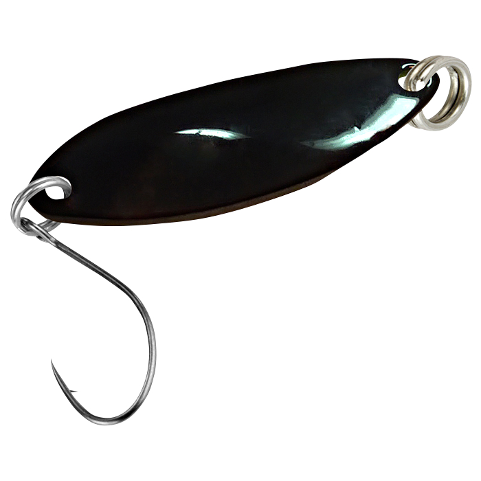 FTM Trout Spoon Tango (1,8 g, Schwarz/Gelb UV)