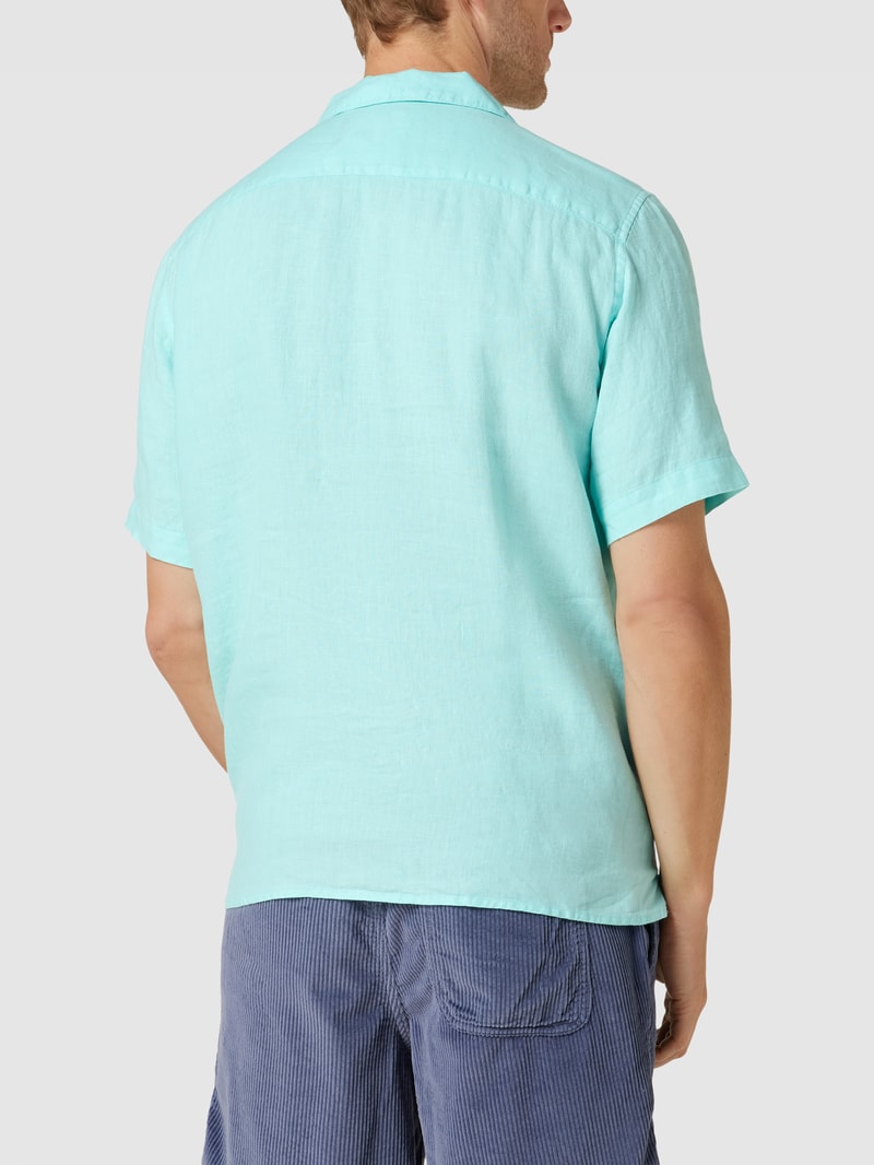 Freizeithemd aus Leinen in jeans