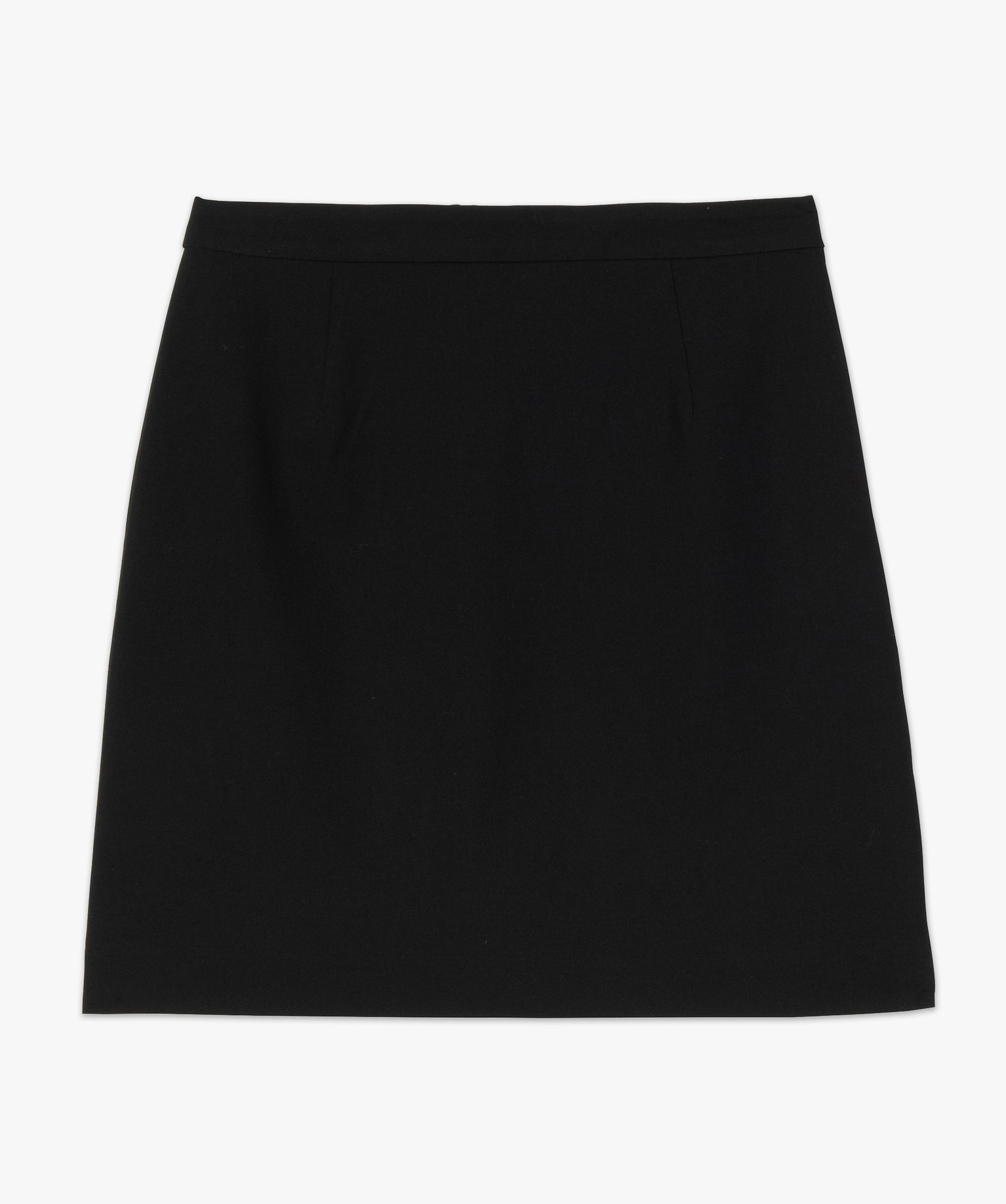 Jupe femme coupe droite fendue derrière noir | GEMO