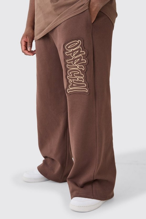 Plus Jogginghose mit Official-Applikation