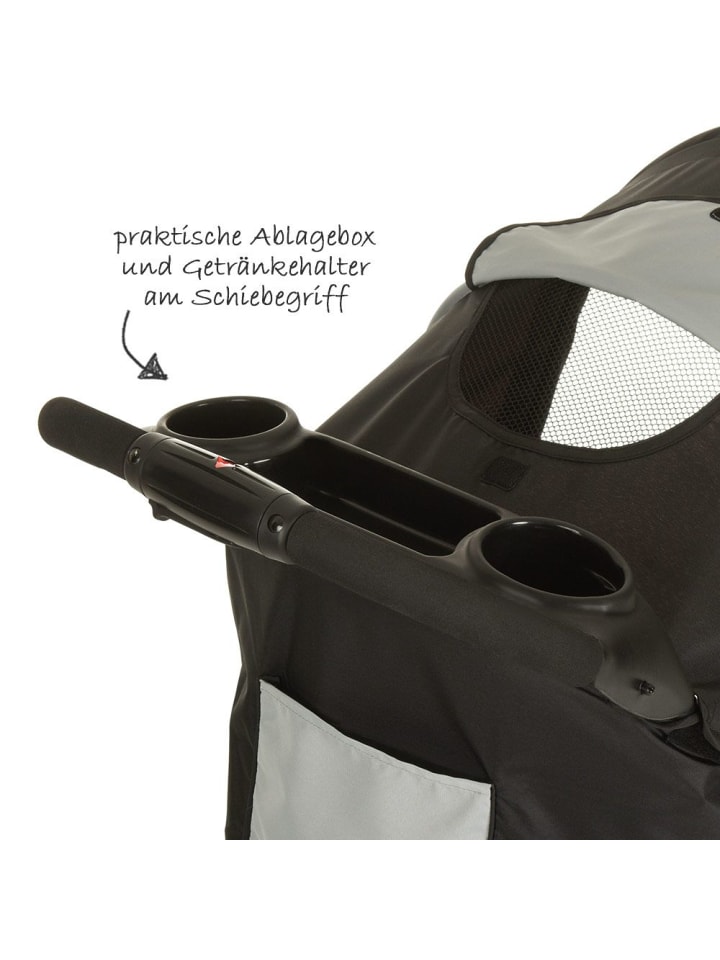 Hauck Buggy Shopper Neo II - Caviar Silver in schwarz,grau günstig kaufen onesize