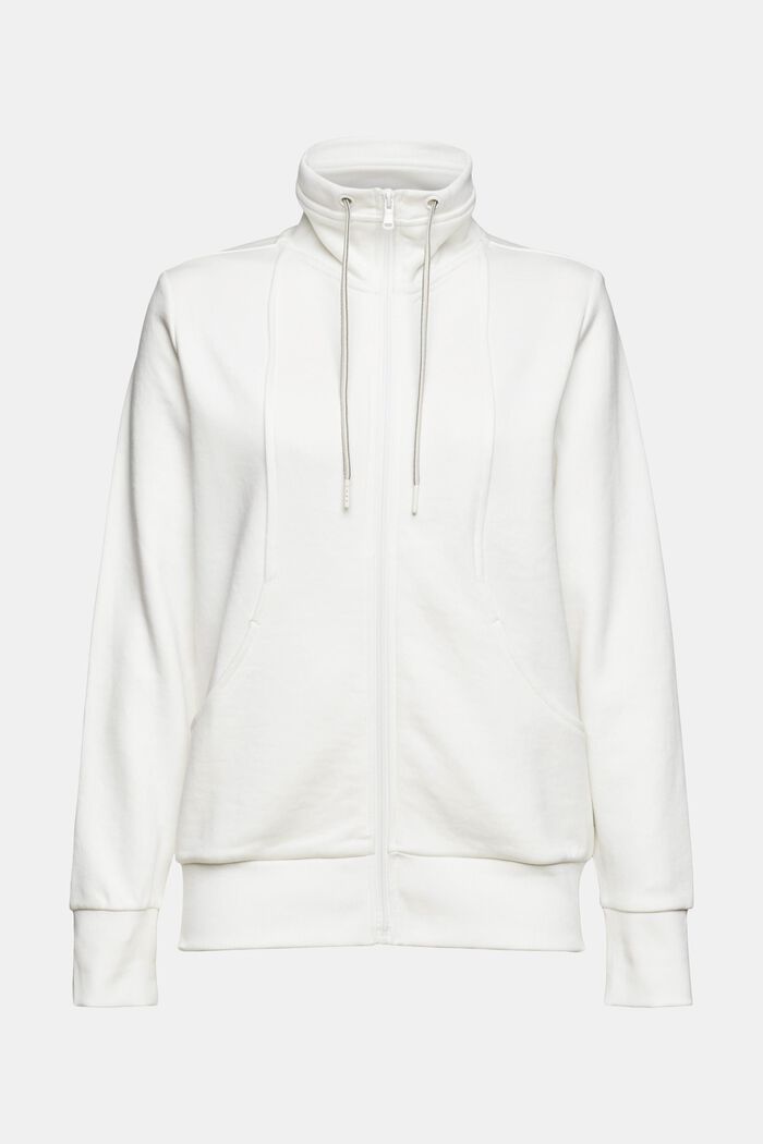 Sweatshirt mit Reißverschluss, Baumwollmix