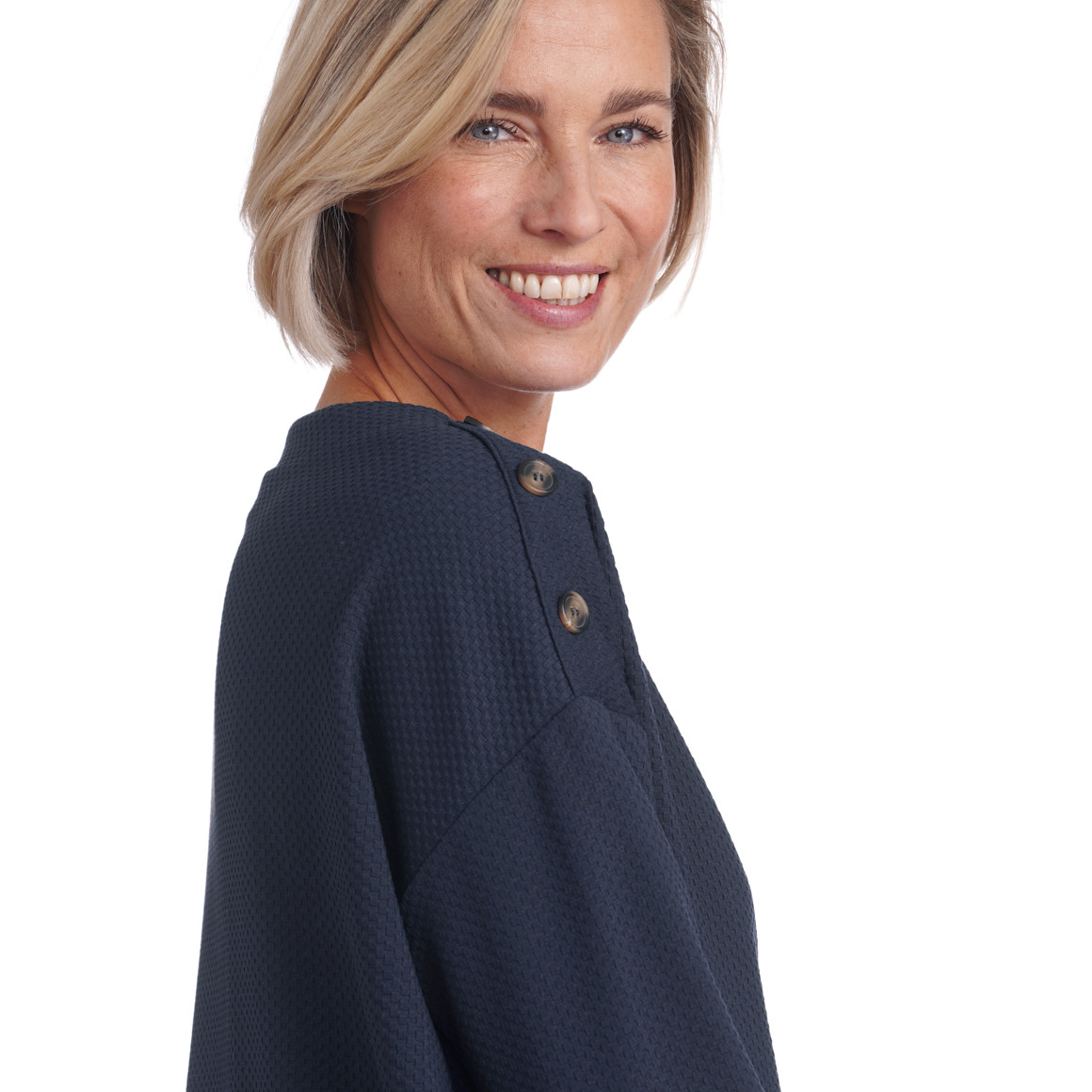 Damen Sweatshirt mit Strukturmuster