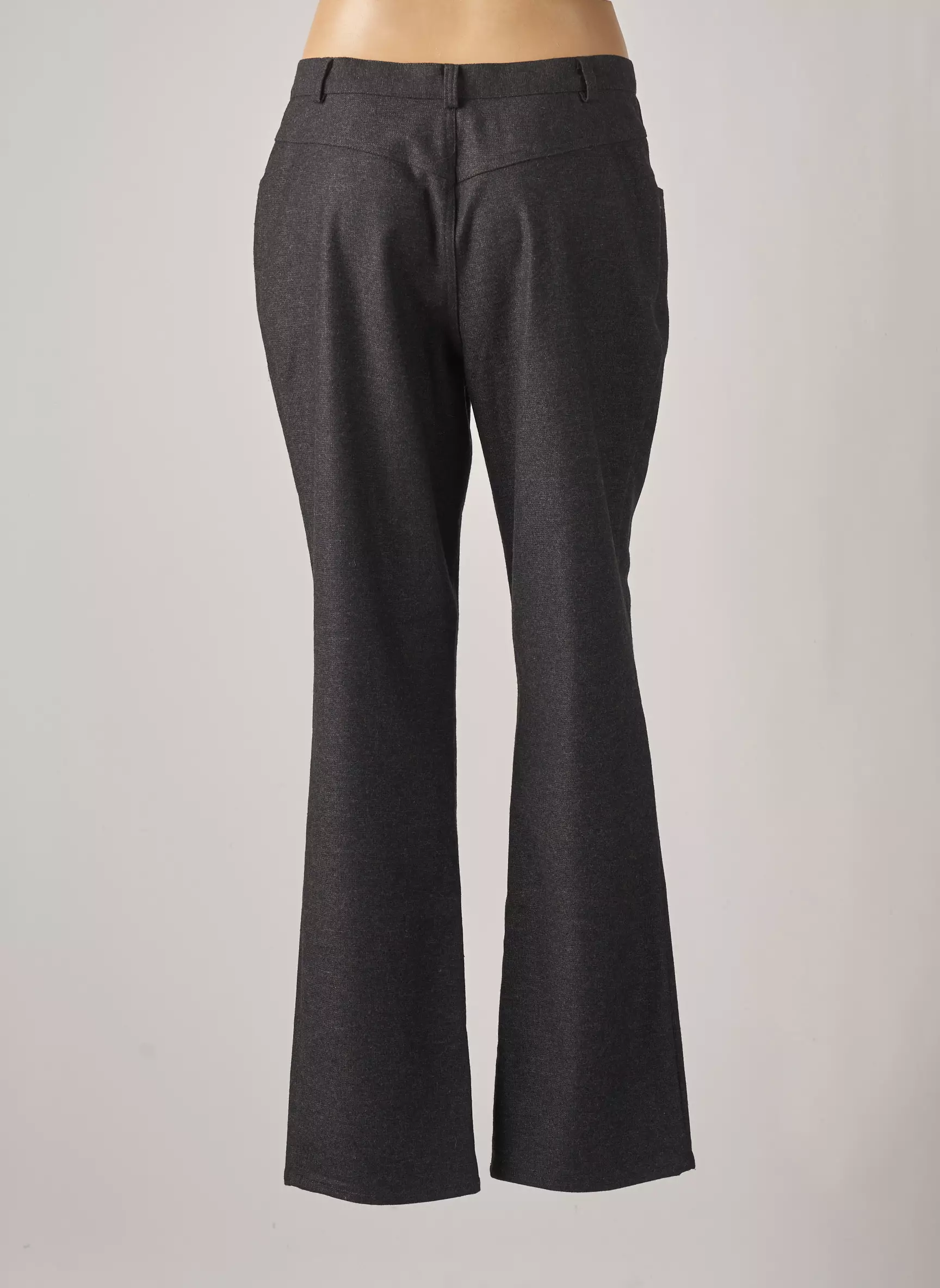 Gevana Pantalons Droits Femme couleur gris