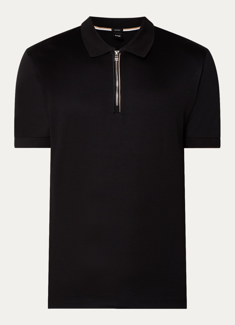 HUGO BOSS C-Polston slim fit polo with half zip