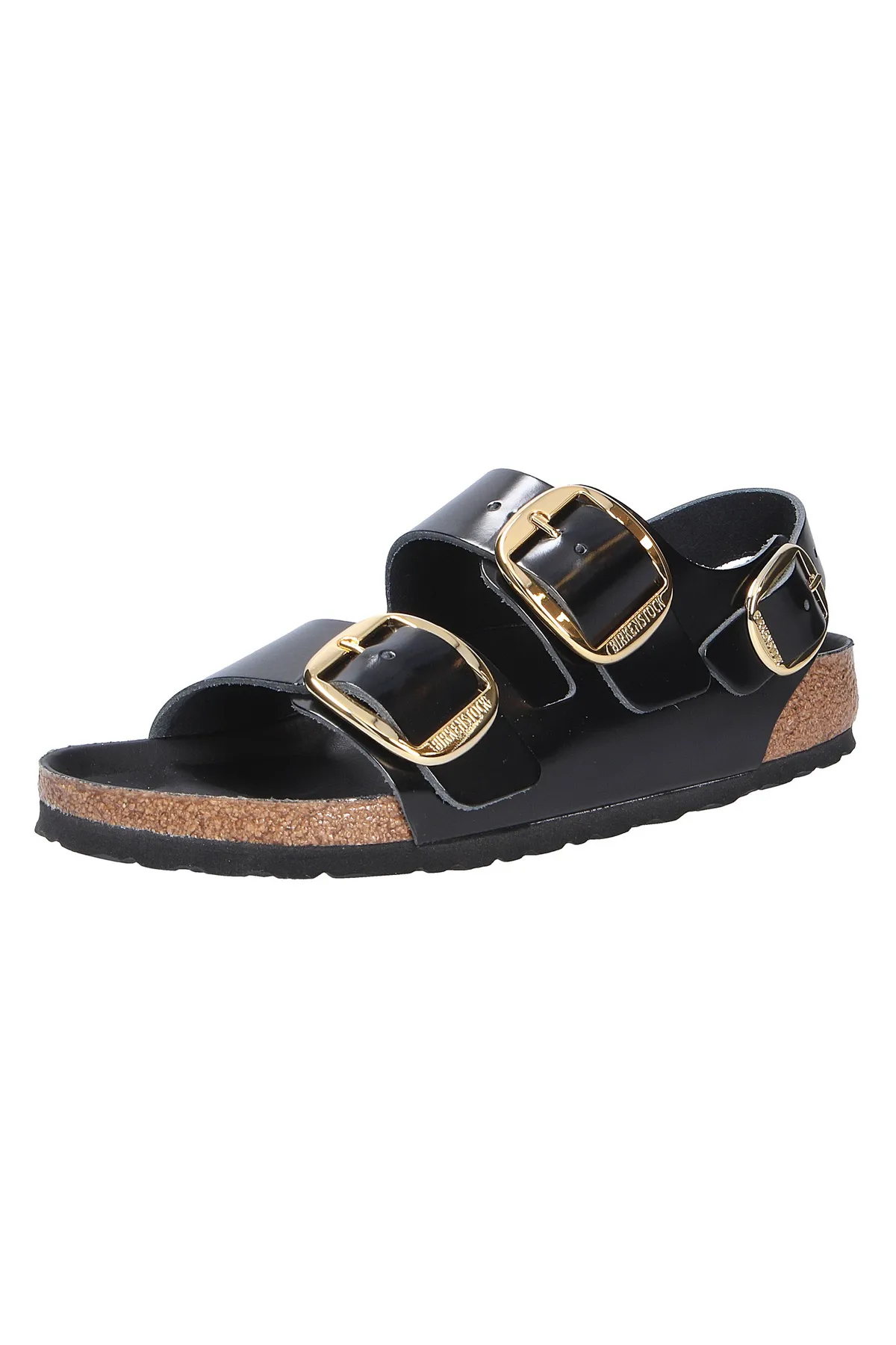 Birkenstock  Sandalette - Schwarz - Flacher Absatz