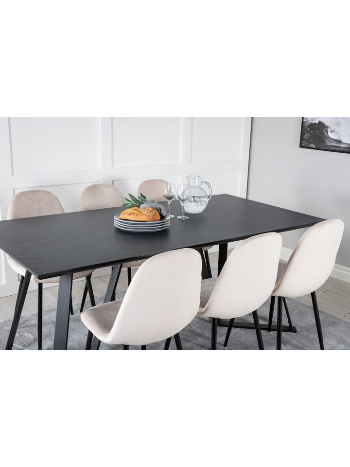 ebuy24 Essgruppe Marina 27 (7-teilig) Beige 90 x 180 cm günstig kaufen onesize