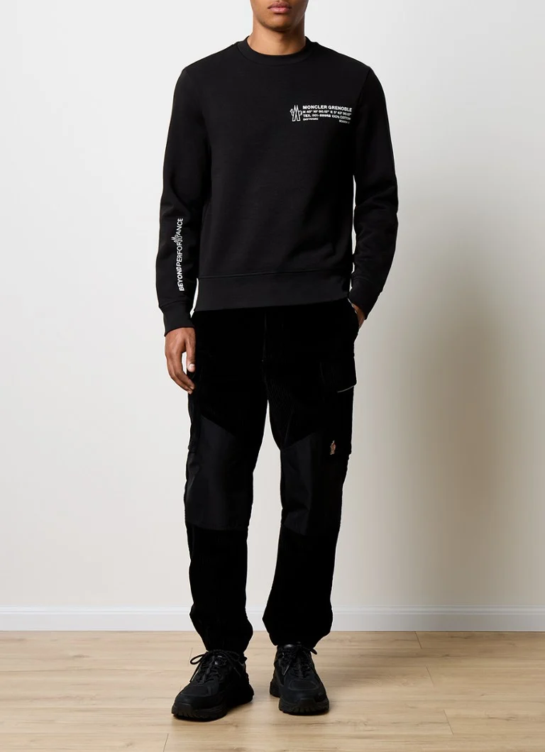 Pulover asortat cu logo Moncler