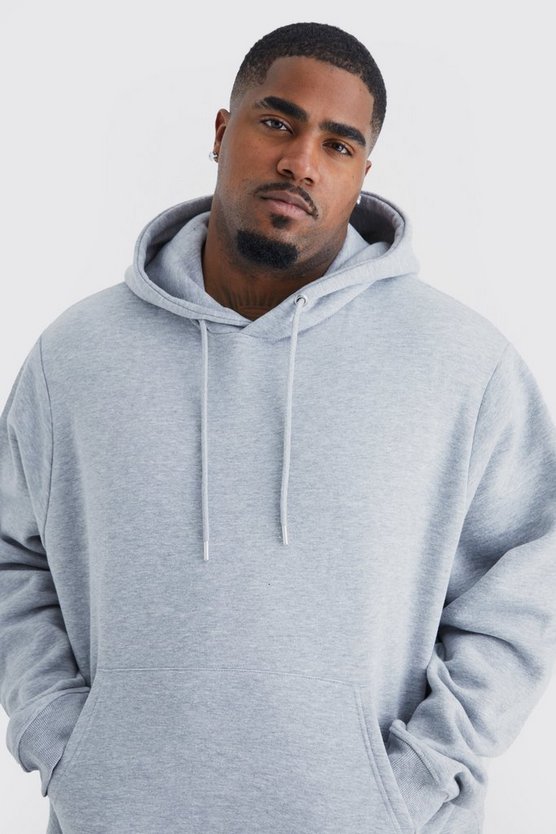 Plus kastiger Man Hoodie