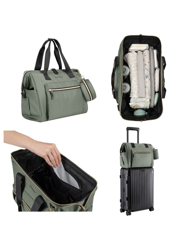 Kikkaboo Tasche Maxi Wickelunterlage in grün günstig kaufen onesize
