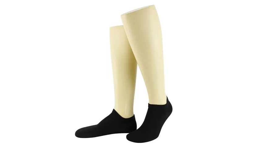 MOVE UP Unisex Sneaker Socken Relax 2er Pack schwarz