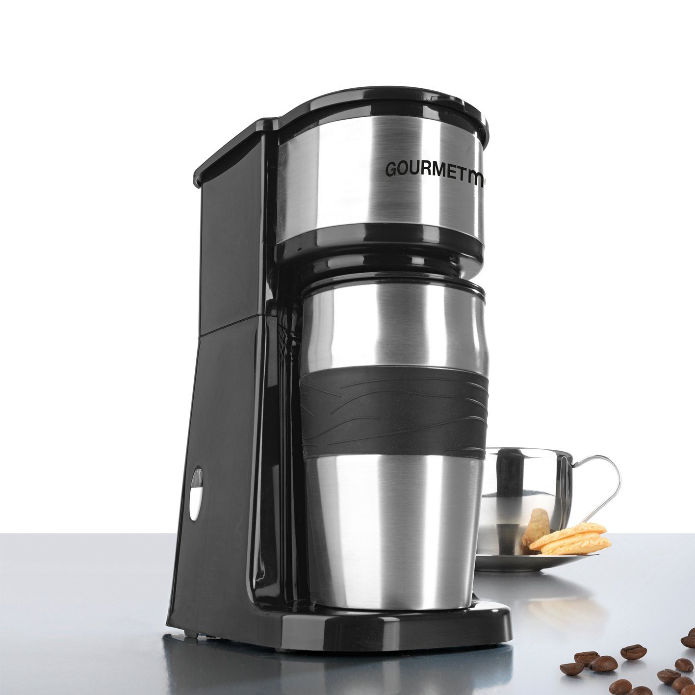 GOURMETmaxx Filterkaffeemaschine ToGo, Single inkl. Thermobecher