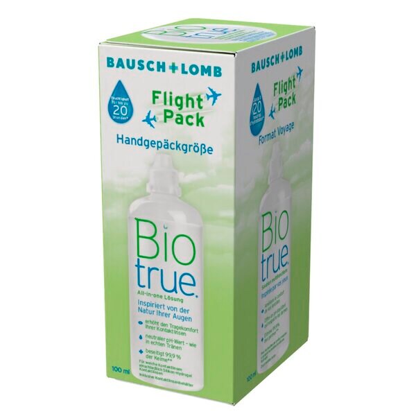 Bausch & Lomb Biotrue Mehrzwecklösung Lenzenvloeistof Flight Pack 100ml