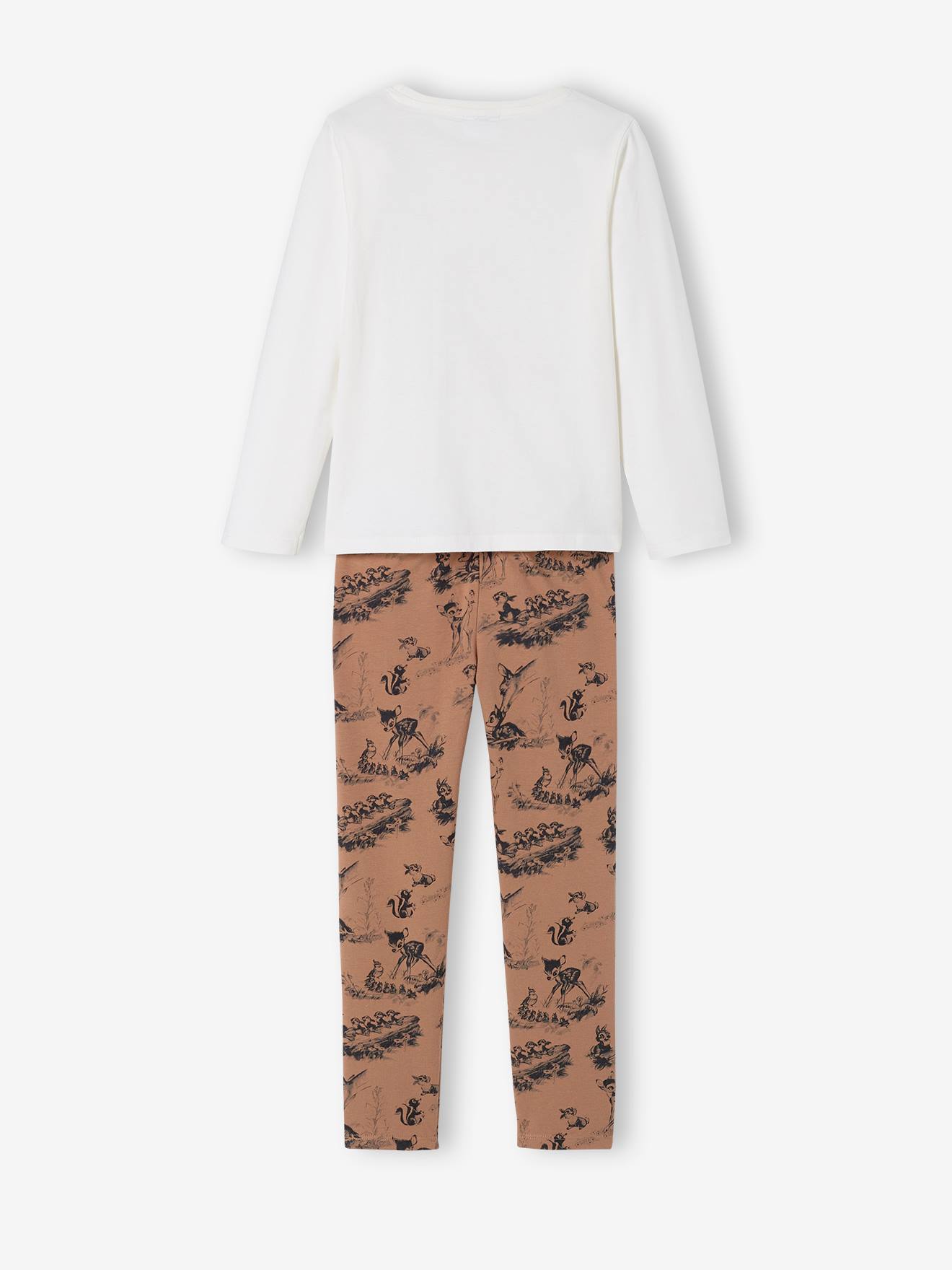 Pyjama fille DS® Bambi beige et marron