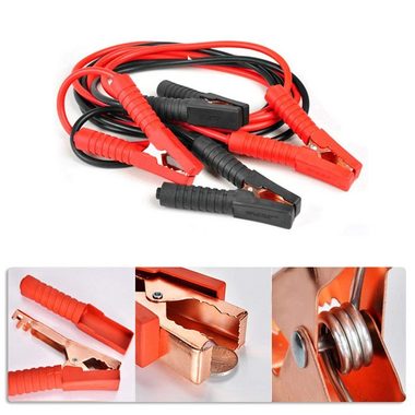 UISEBRT Starterkabel Set Überbrückungskabel Starthilfekabel, (400 cm)