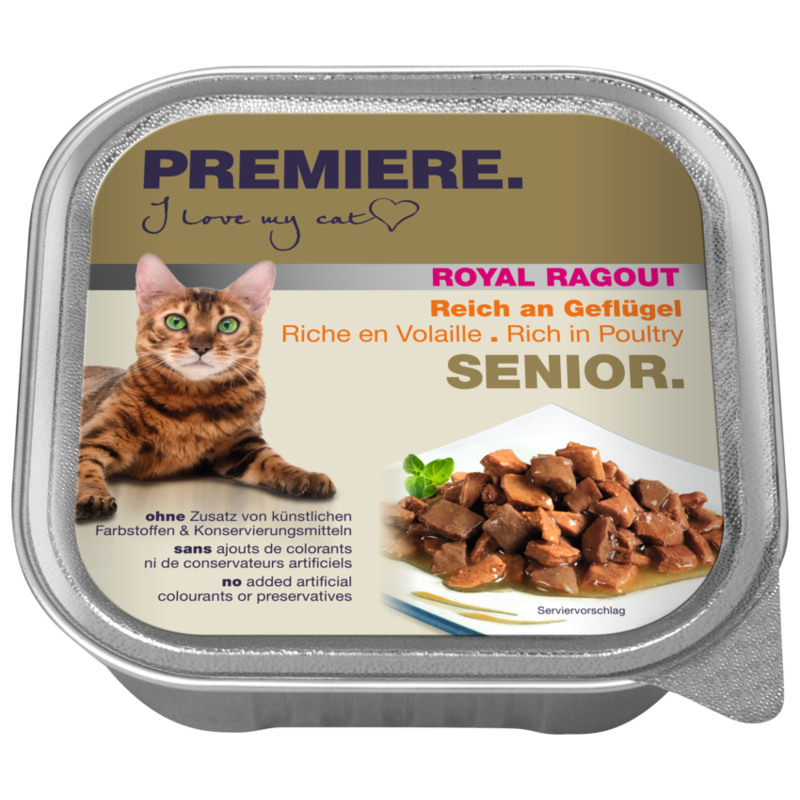 PREMIERE Nassfutter PREMIERE Royal Ragout Senior 64x100 g