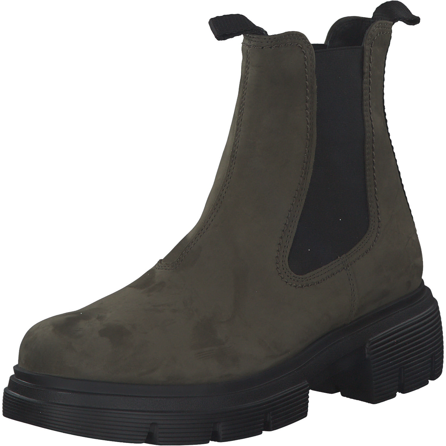 Paul Green 9894, Chelsea Boots, Damen, oliv