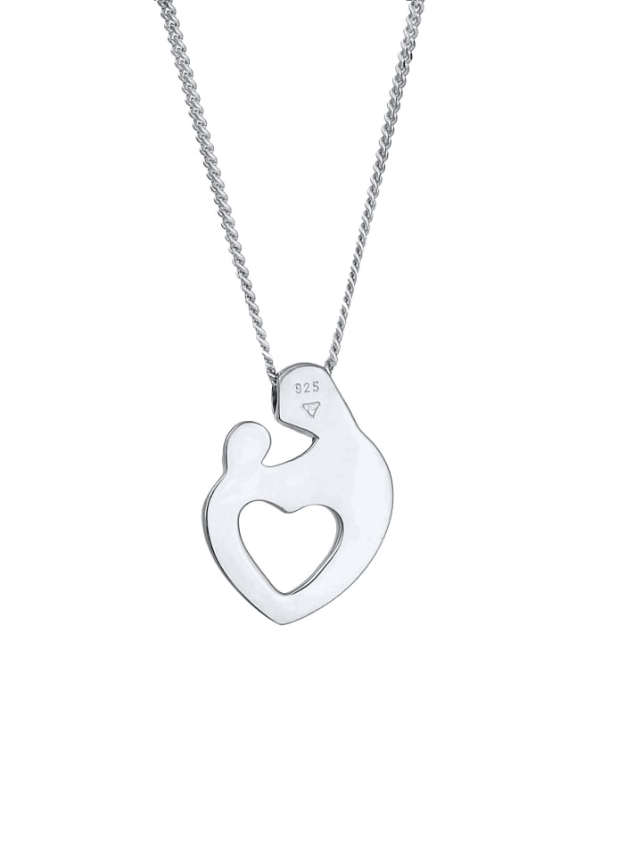 Elli Halskette 925 Sterling Silber Herz in Silber günstig kaufen
