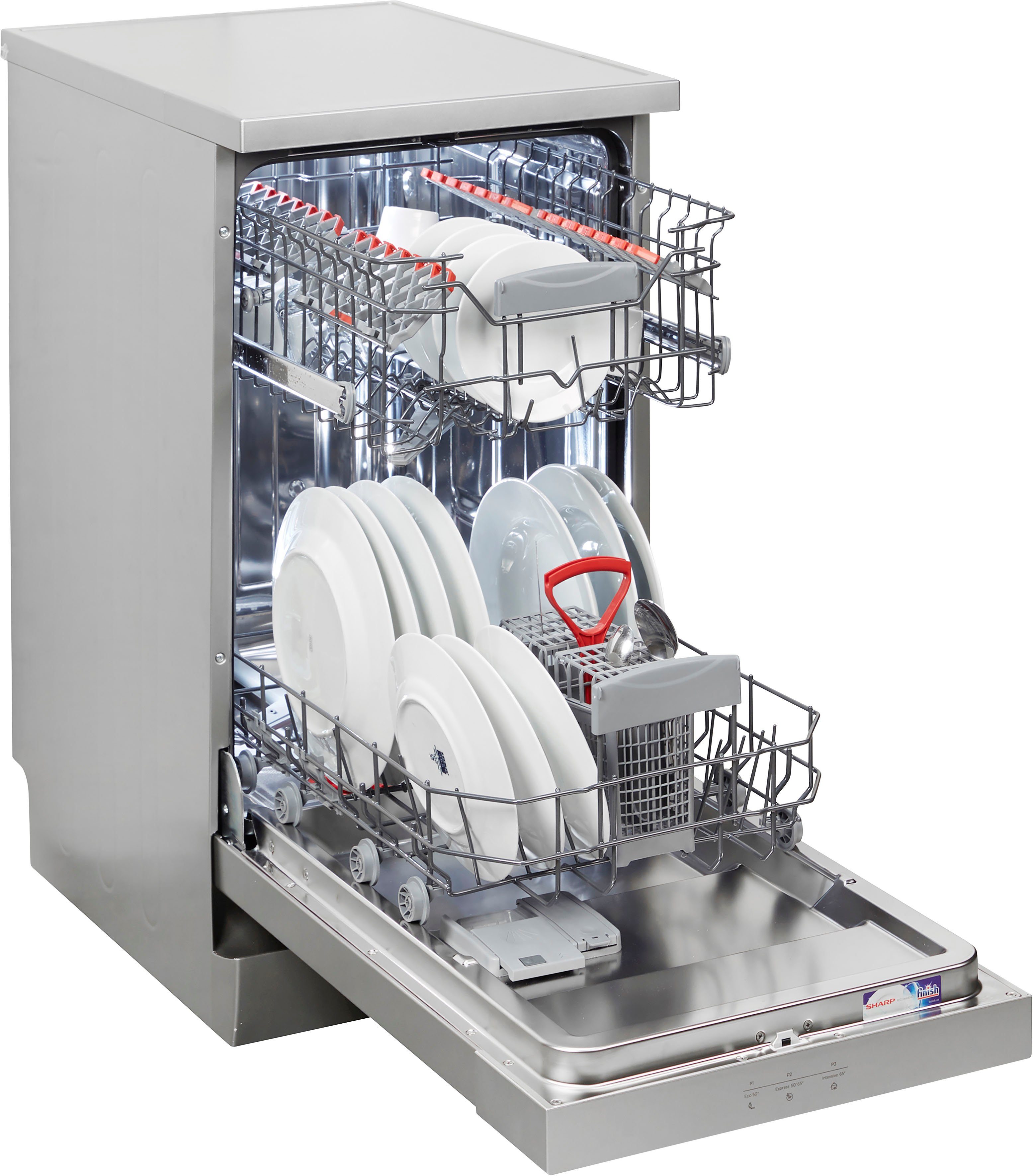 Sharp Standgeschirrspüler, QW-HS12F47ES-DE, 11 l, 10 Maßgedecke