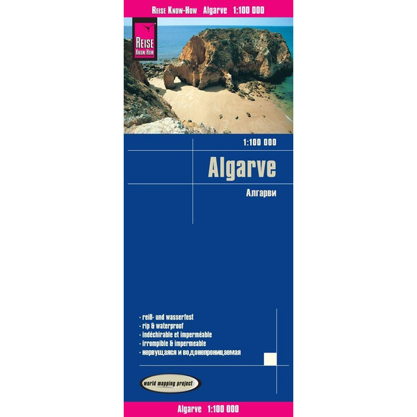 Reise Know-How Landkarte Algarve 1 : 100.000 - Straßenkarte