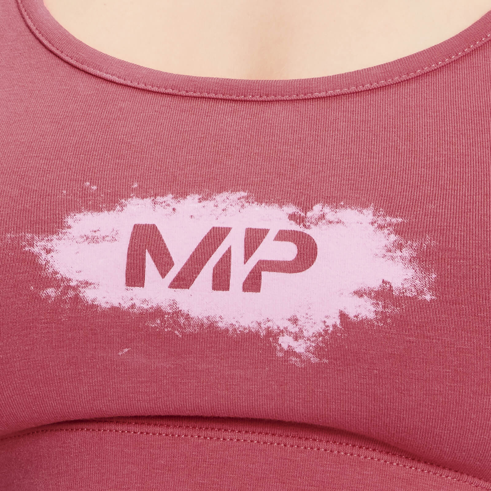 Brassière de sport MP Chalk Graphic pour femmes – Framboise