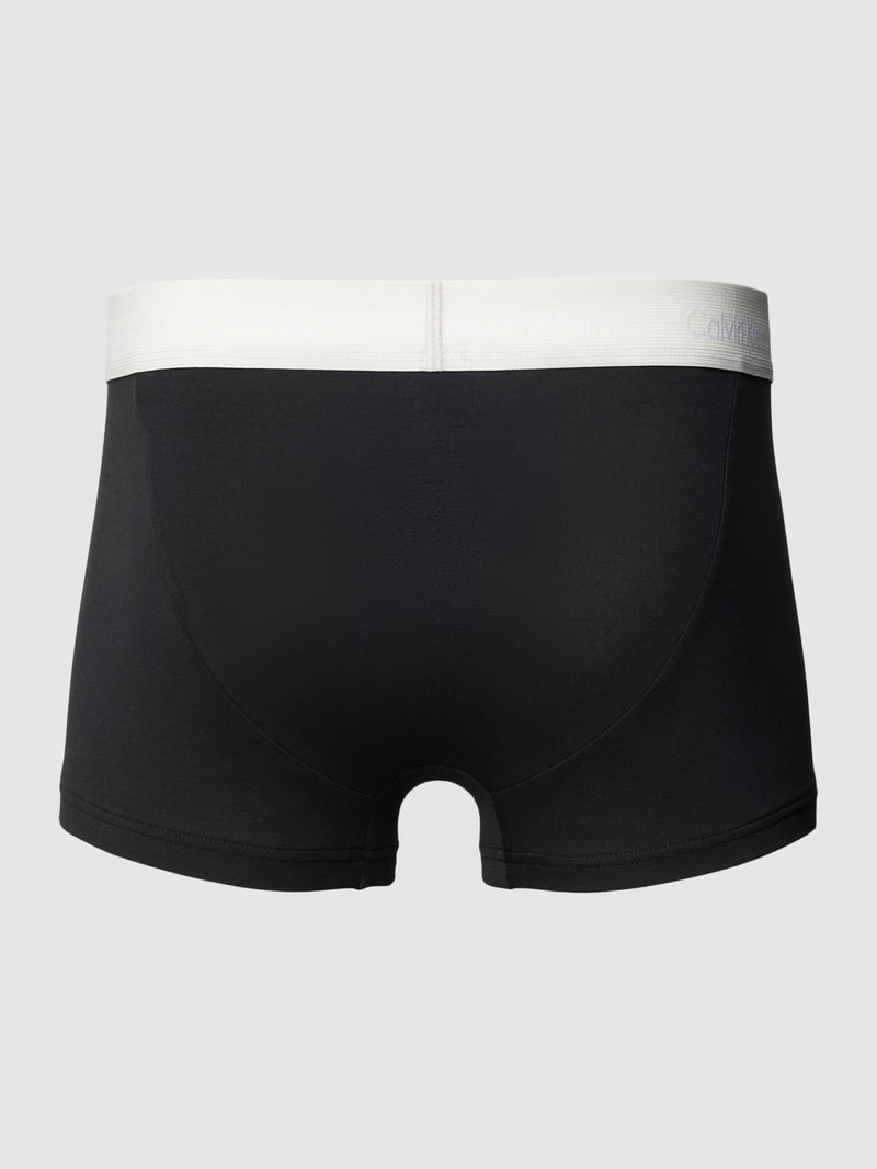 Trunks mit elastischem Bund im 3er-Pack in schwarz