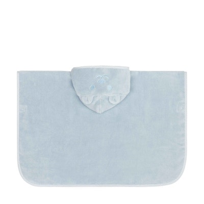 Bade Poncho, hellblau