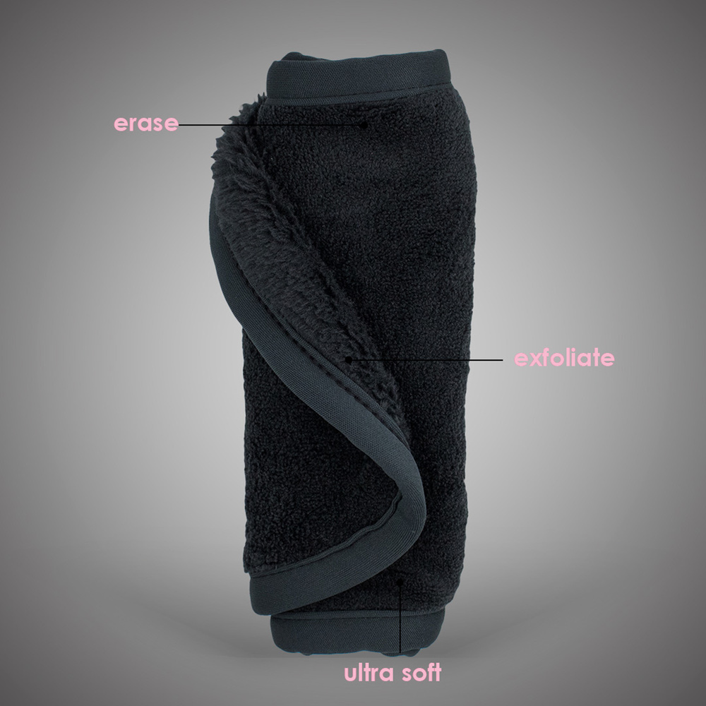 MakeUp Eraser Chic Black Serviette démaquillante réutilisable