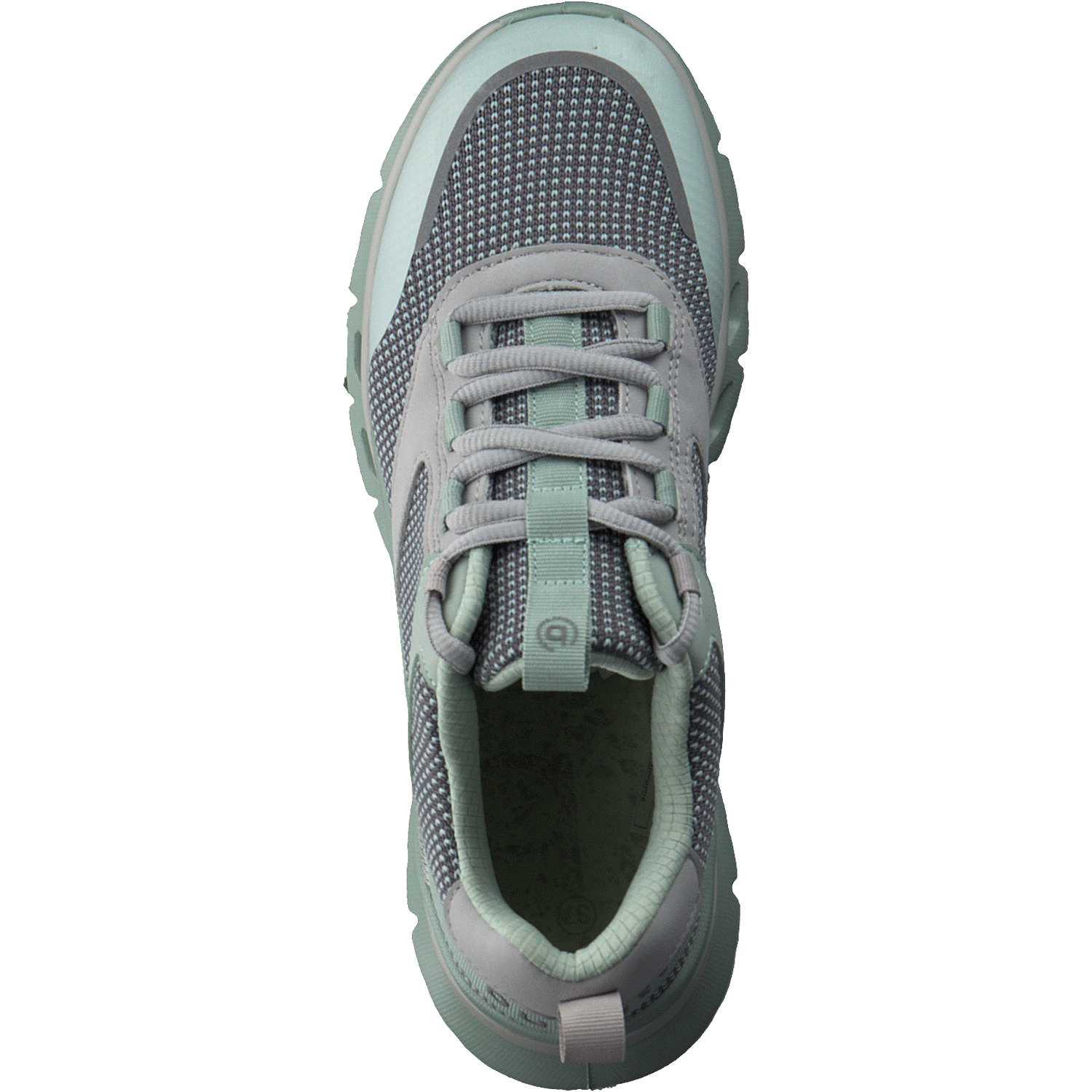 Bugatti Nesaja A9A03, Sneakers Low, Damen, Grau / Grün