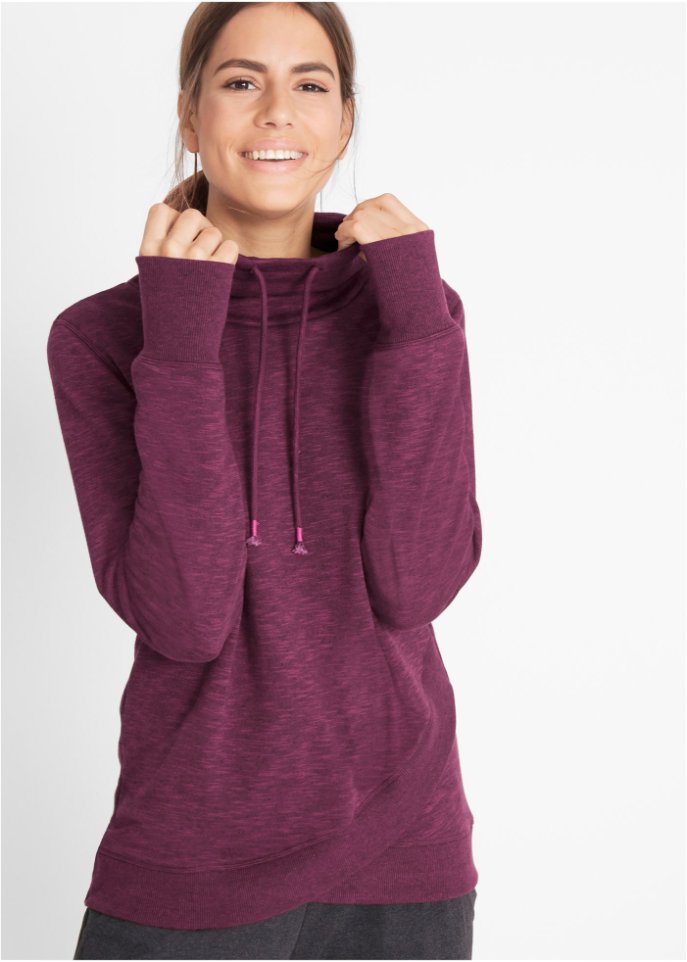 Sweatshirt mit Schalkragen