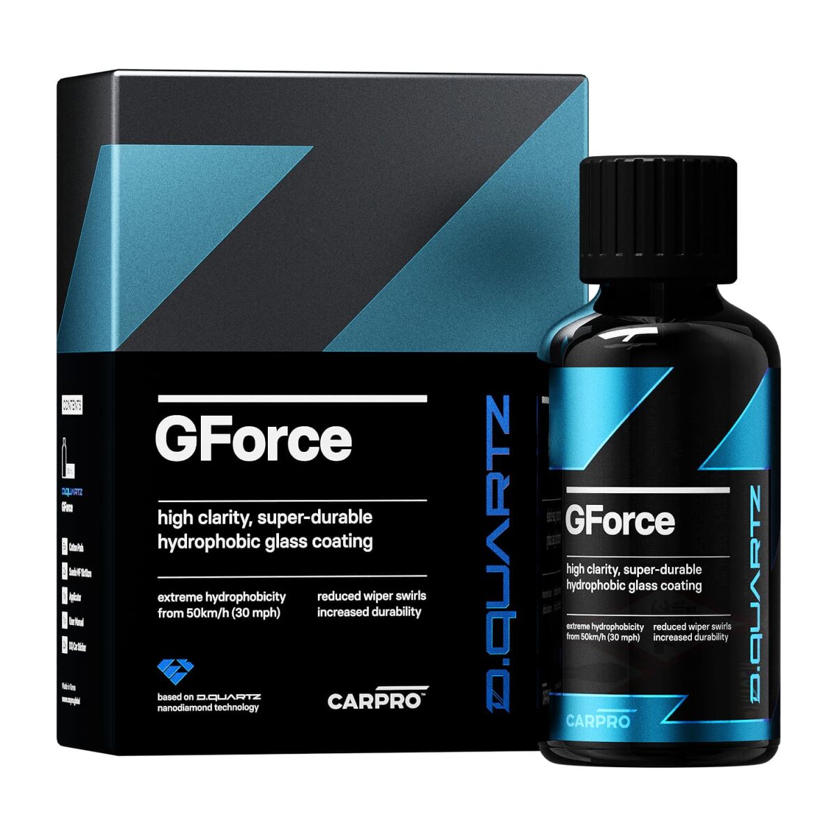 CarPro D.QUARTZ GForce Glasversiegelung Kit 10ml