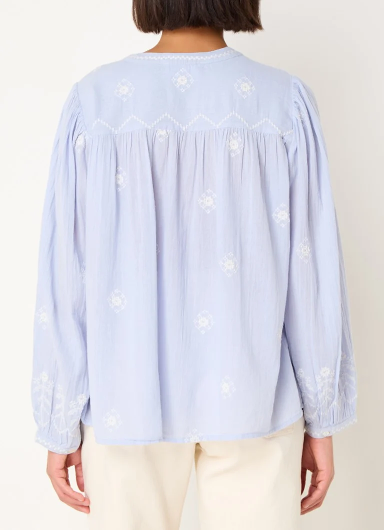 ba&sh Duha blouse with embroidery