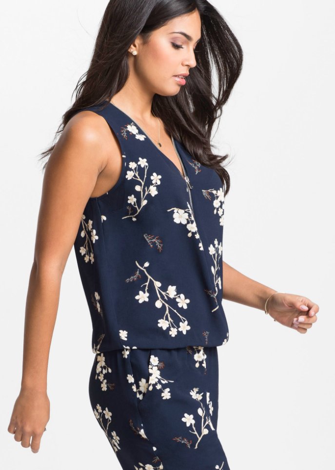 Jumpsuit mit Reißverschluss