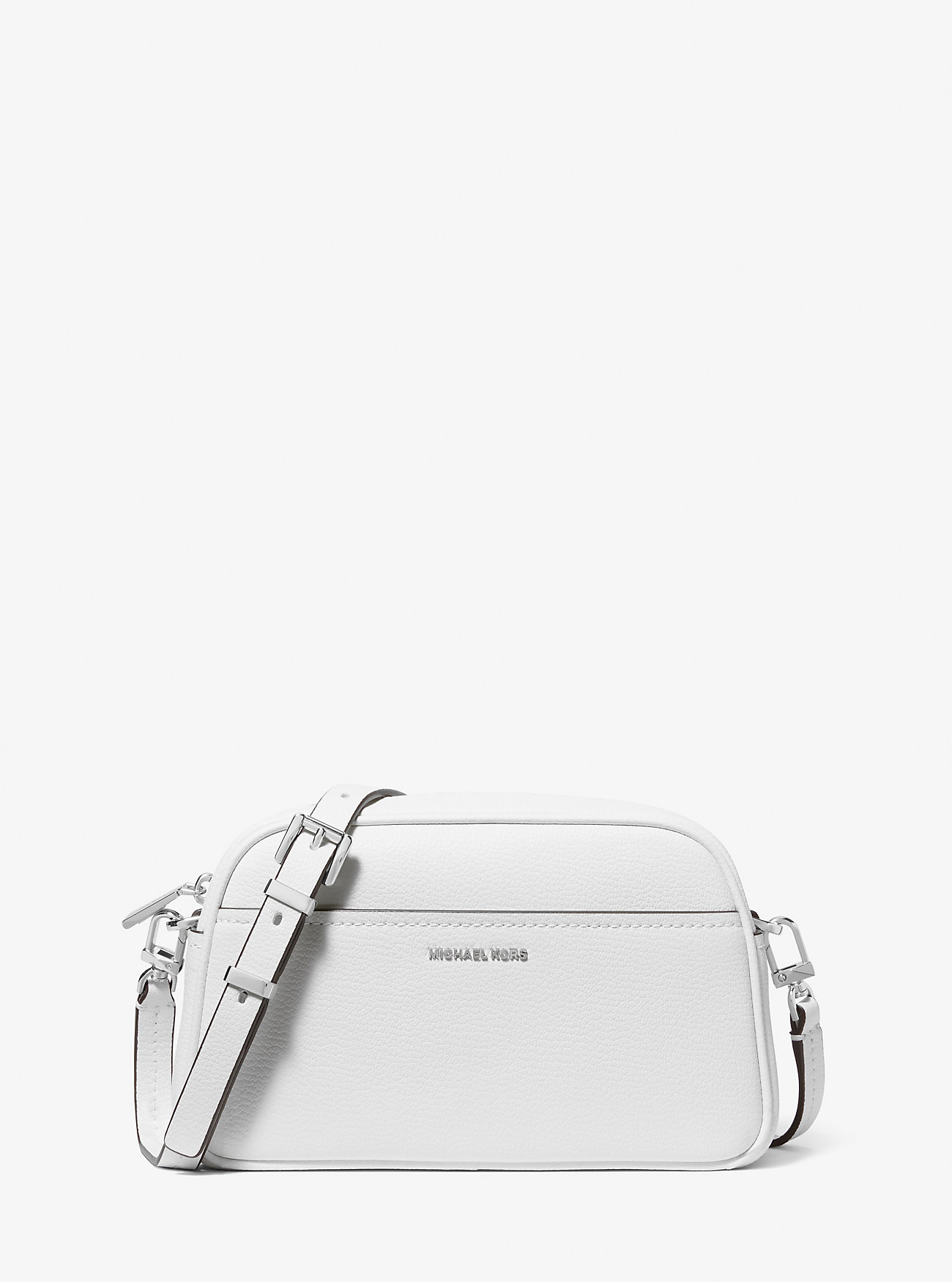Jet Set Liten Skinnveske – OPTIC WHITE