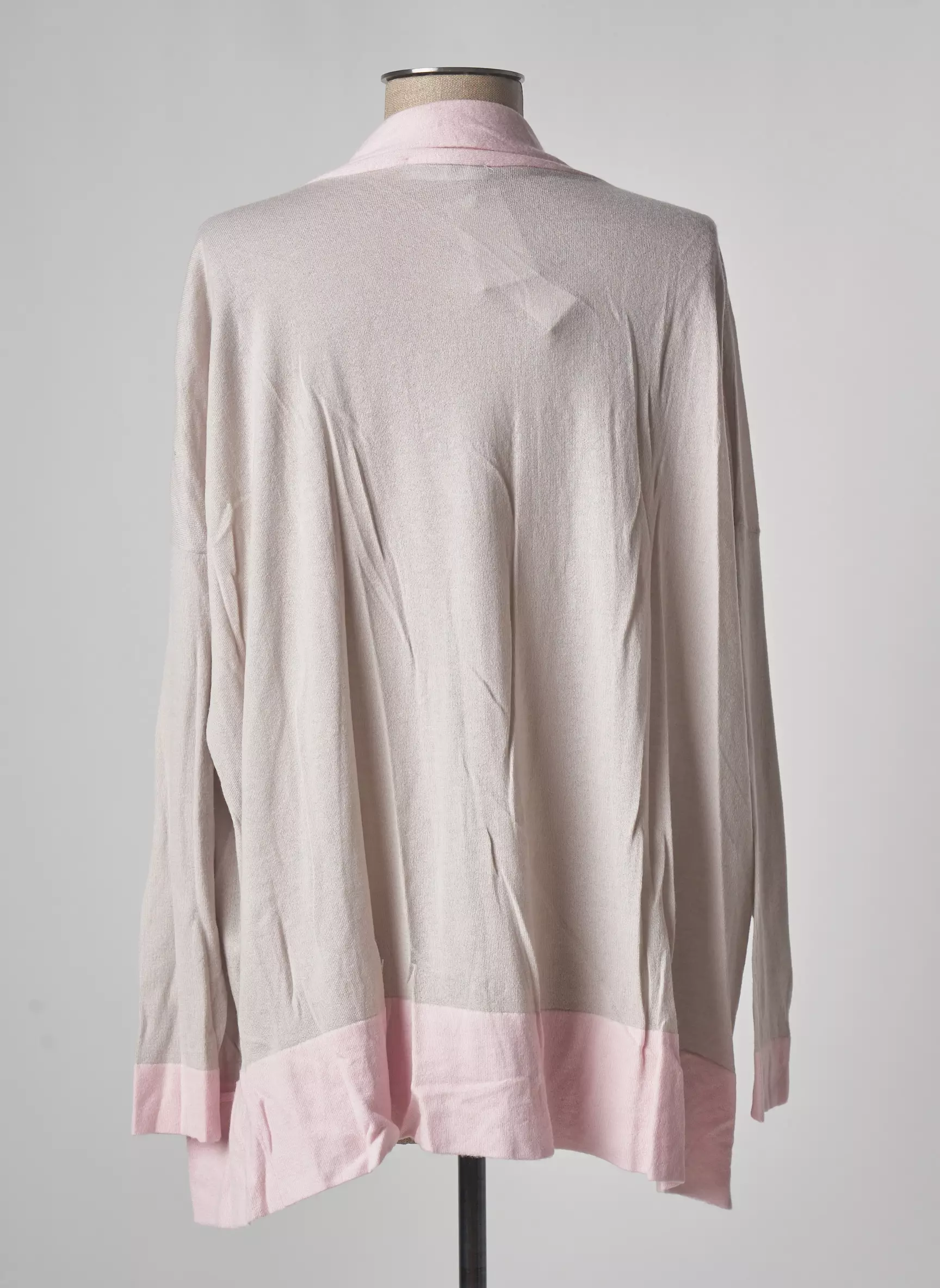 Poles Cardigans Femme couleur rose