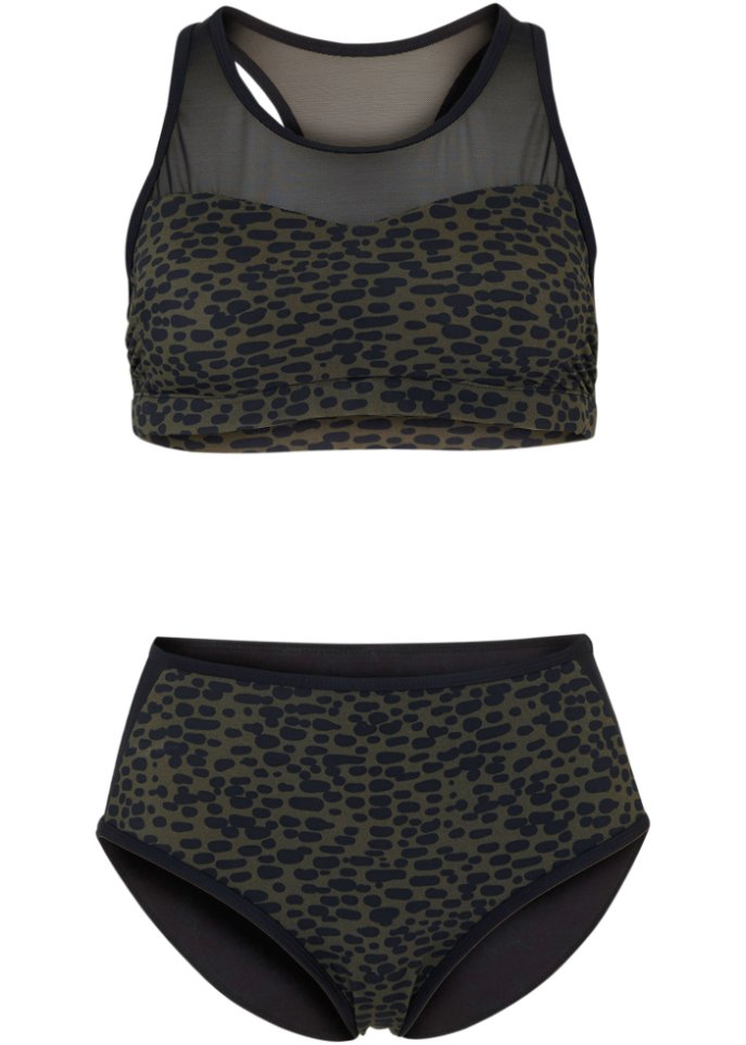 Bustier Bikini (2-tlg.Set) mit Prothesentasche aus recyceltem Polyamid