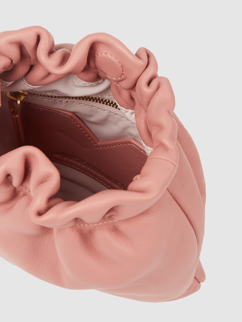 Crossbody Bag aus Leder Modell 'Lilou' in rosé