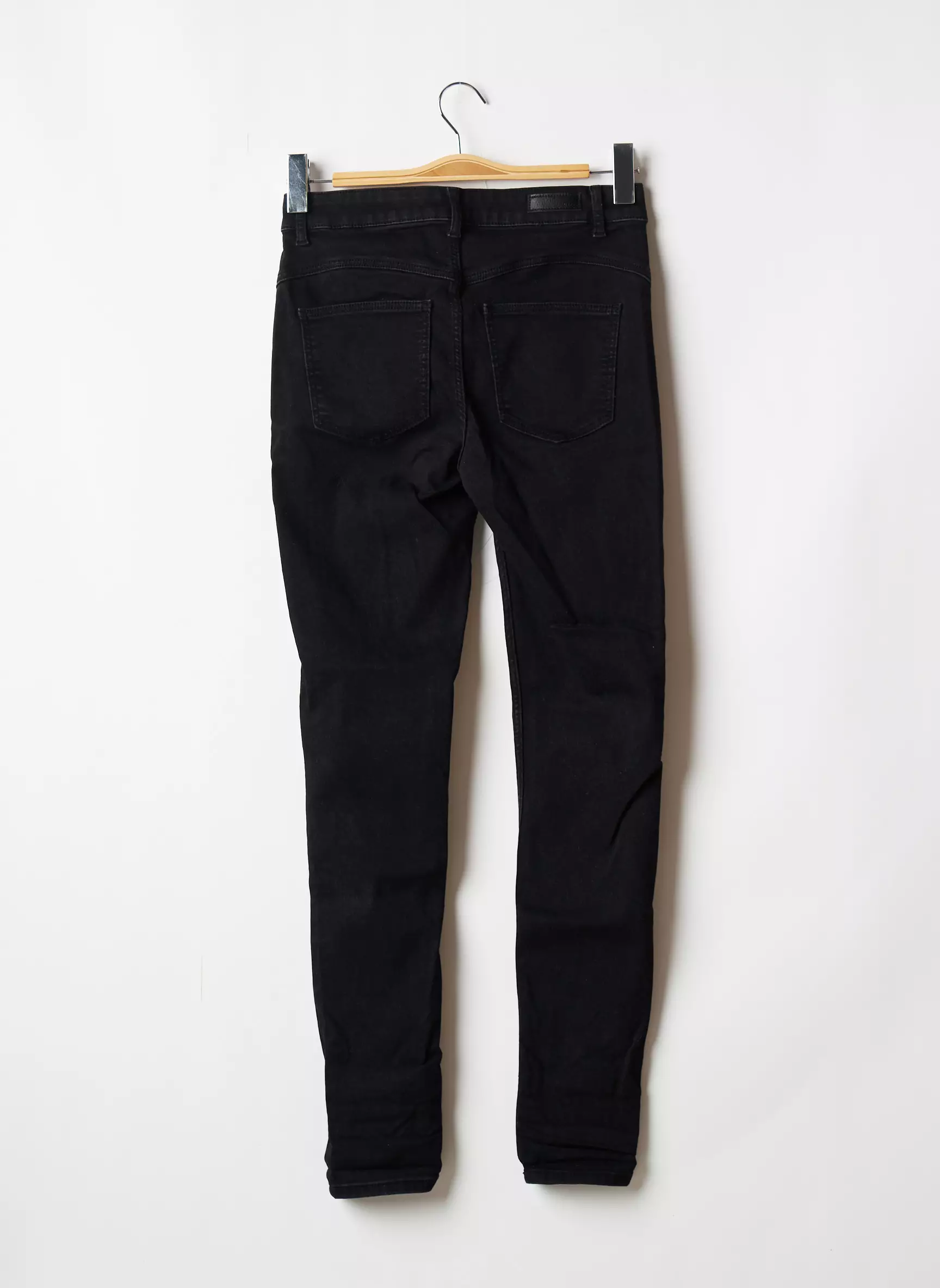Pieces Pantalons Slim Femme couleur noir